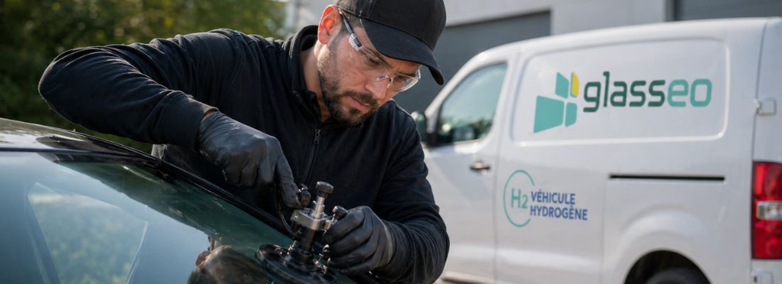 Employé Glasseo technicien vitrage automobile