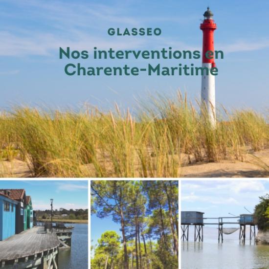 Nos zones d'interventions dans le département de la Charente-Maritime