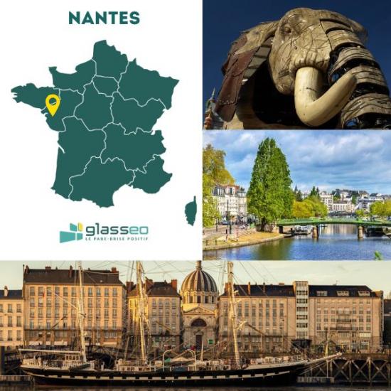 Pare-brise domicile ville de Nantes