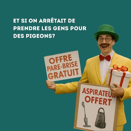 Et si on arrêtait de prendre les gens pour des pigeons?