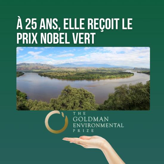 À 25 ans, elle reçoit le prix Nobel vert