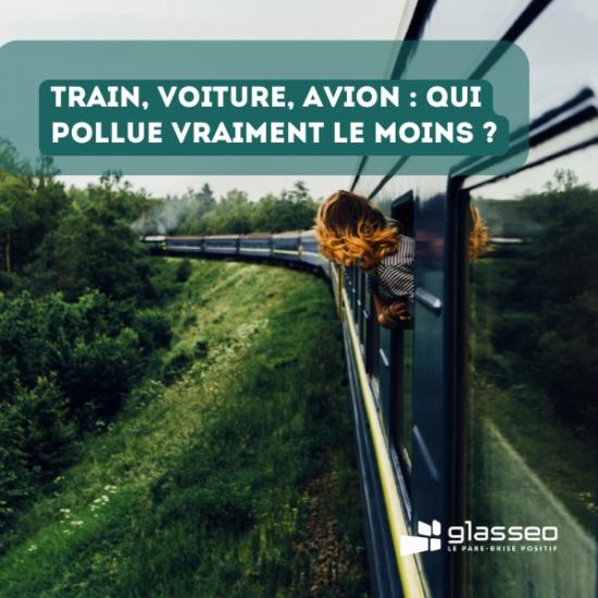Train, voiture, avion qui pollue vraiment le moins