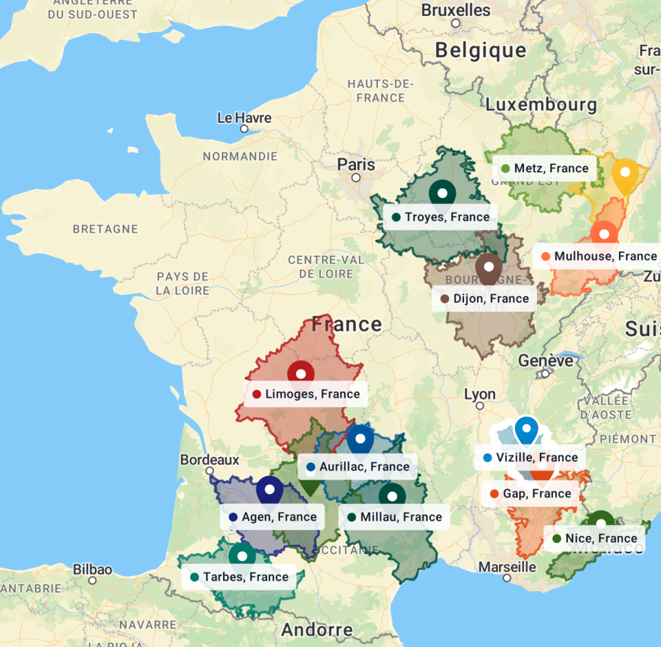 Zones à pouvoir